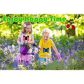 Scotamalone Kids Binoculars Shock Proof Toy Binoculars Set for Age 3-12 Years Old Boys Girls Bird Watching Educational Learning Hunting Hiking Birthday Presents