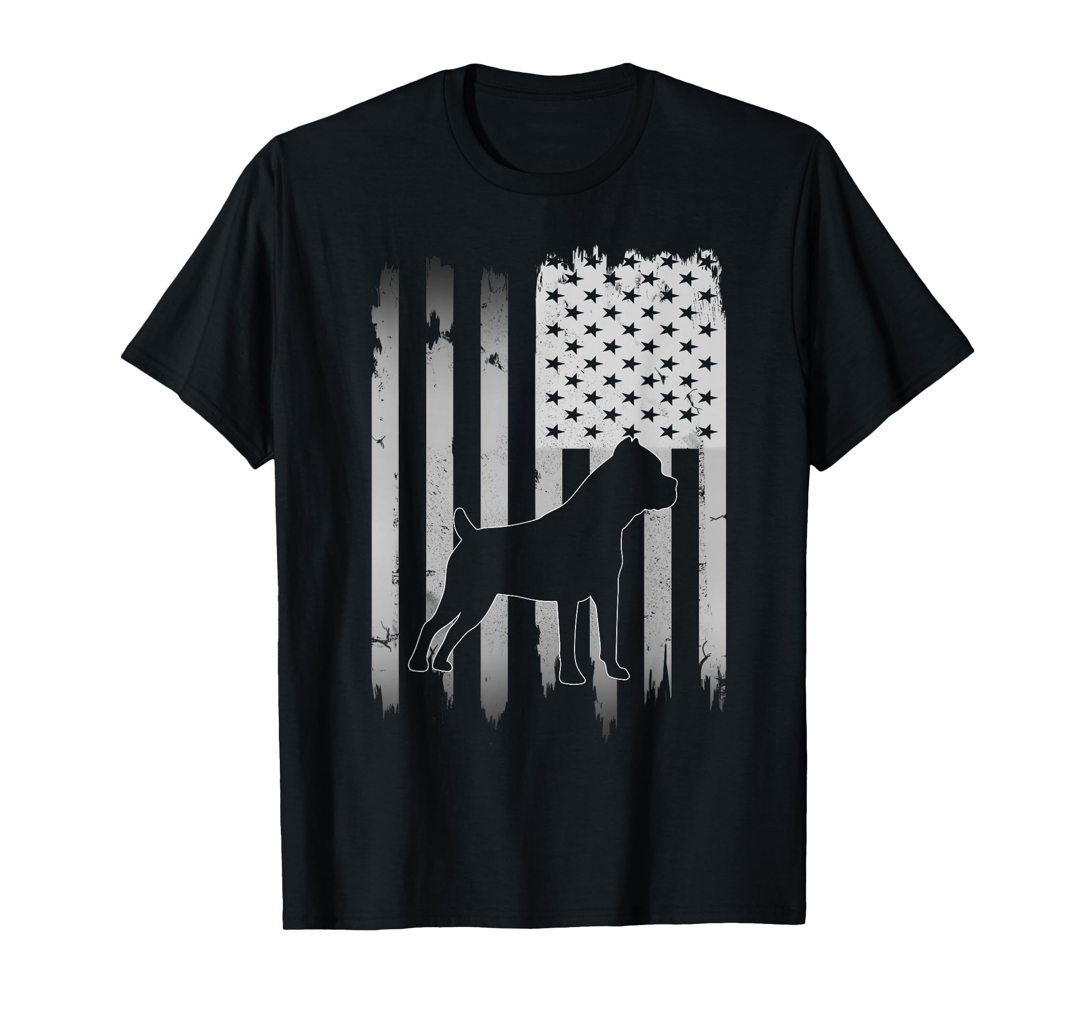 Cane Corso Dog USA American Flag 4th of July T-Shirt
