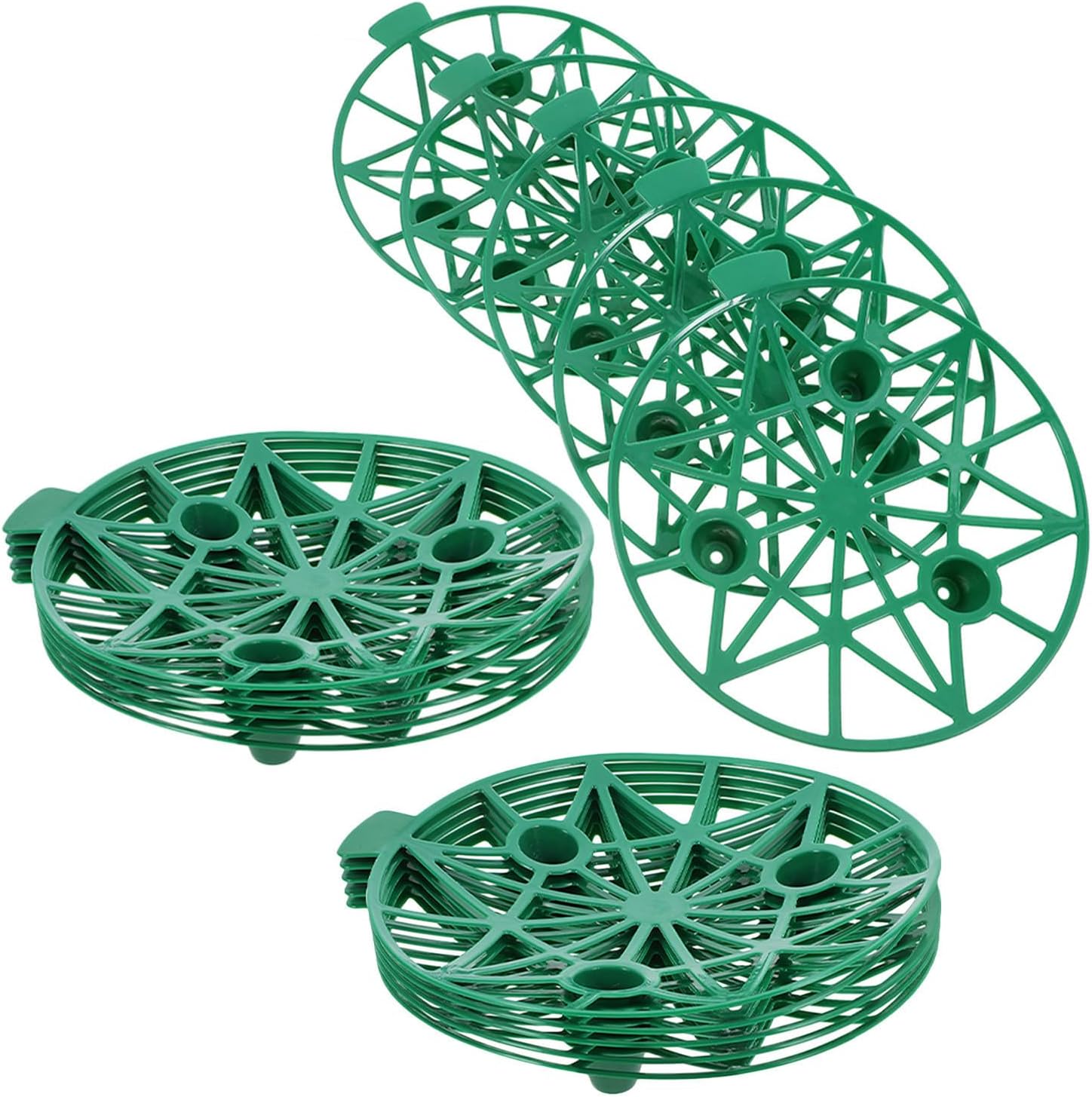 PRETYZOOM 15pcs Pumpkin Growing Support Tray for Honeydew and Squash Garden