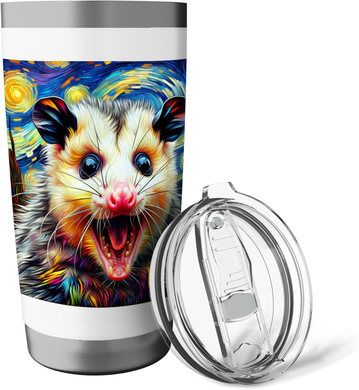 Screaming Possum Stainless Steel Insulated Tumbler - Image 5