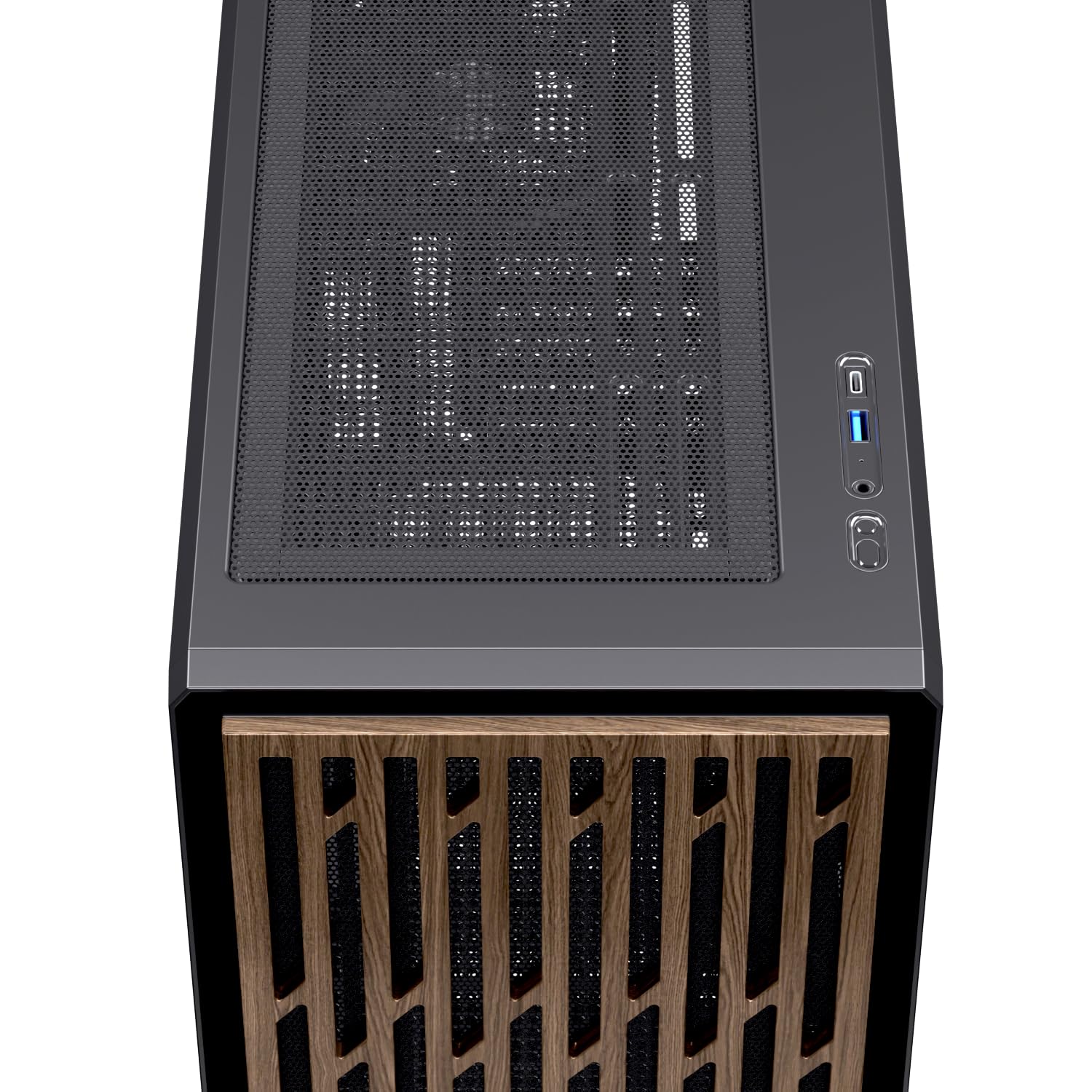 Pulse PM400 Caja de PC para Gaming, RGB, Soporte para 9 Ventiladores de 120mm, Refrigeración Líquida de 240mm (Core Negro)