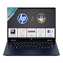 HP OmniBook X Flip (Previously Envy), Intel Core Ultra 7 258V Next Gen AI Laptop, 47 Tops (32GB LPDDR5X, 1TB SSD) 3K,OLED, 0.2ms,14''/35.6cm Touch, Win11, Office24, Blue, 1.38kg, 5MP Camera, fm0029TU gallery image