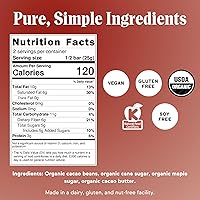 Vista 2 de Raaka Chocolate Bourbon Cask Aged 82% Chocolate negro Regalo de chocolate negro gourmet Orgánico, vegano, sin soja, sin gluten, Kosher Barras