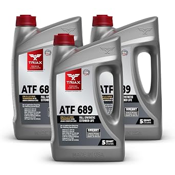 TRIAX ATF 689 Full Synthetic for ZF 6HP, 8HP, 9HP Transmissions | Compatible with Jeep, Chrysler, Dodge RAM, Audi, BMW, Land Rover, Mercedes Benz, Porsche, and More 5 Quart - 3 Pack