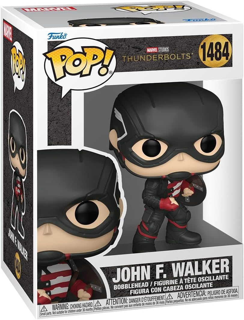 POP! Marvel: Thunderbolts - John F. Walker - Figurine | Official Movies Merch - Collectable Vinyl Figurine for Shelf Display - Birthday Gift Idea for Fans and Collectors