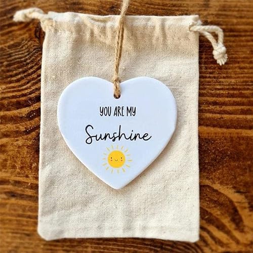 Miniatura 3 de Placa + bolsa, regalo de agradecimiento para amigos, placa de corazón colgante de acrílico, regalo de regalo de nunca olvides la diferencia que