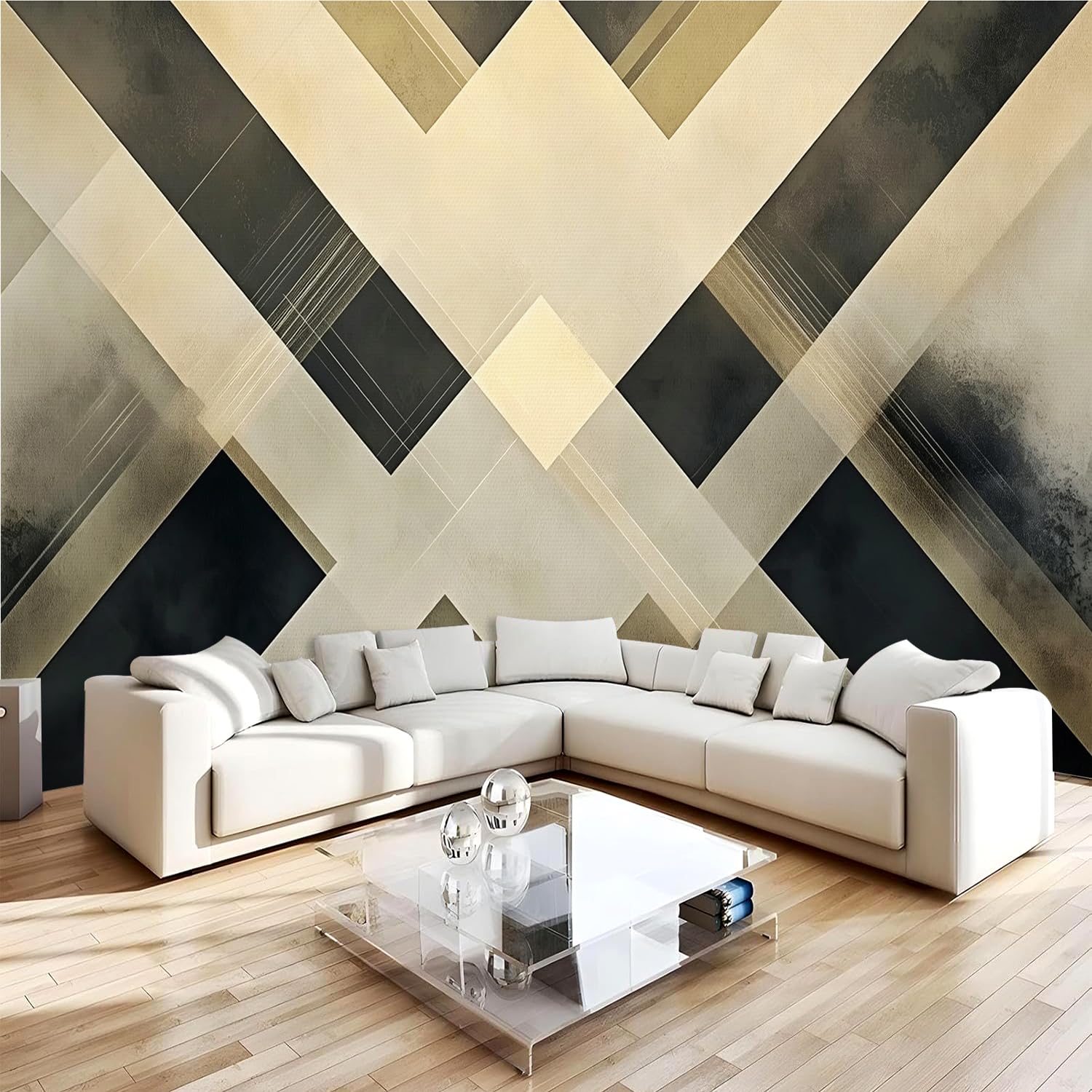 Fototapete Geometrisch Abstrakt Motivtapete Vliestapete 300x210cm