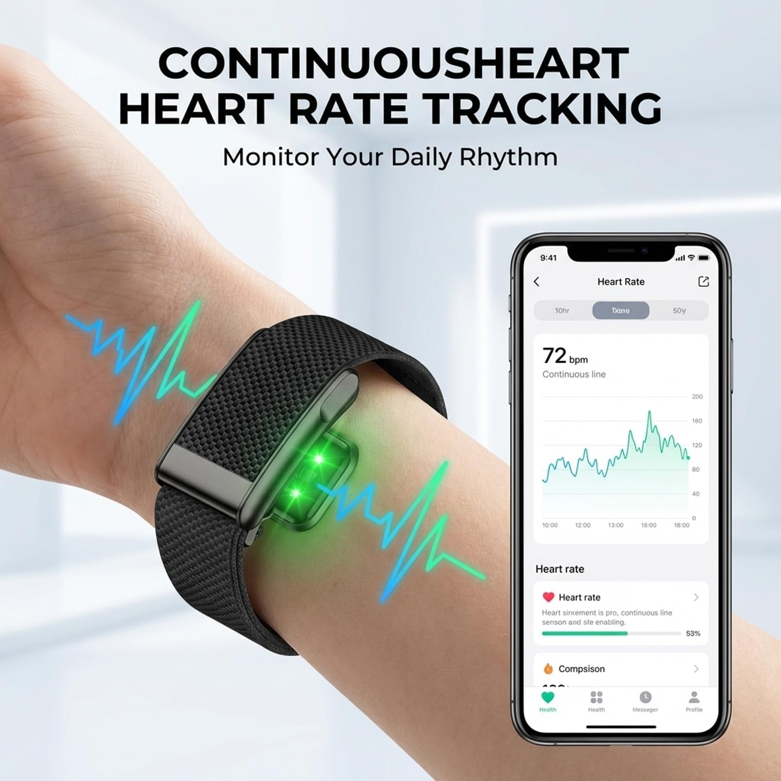 Smart Band Braccialetto Intelligente Fitness Tracker per Donne Uomini Salute Bracciale Tracker con Frequenza Cardiaca Monitoraggio Del Sonno NFC Android iOS