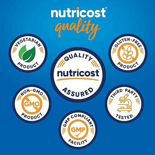 Miniatura 3 de Nutricost Magnesio + Extra Strength 420 mg, 240 cápsulas 120 porciones. Óxido de magnesio y glicinato Sin OMG, sin gluten, vegano (paquete de 2)