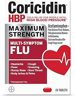 Decongestant-free Maximum Strength Multi-symptom Flu Tablets, 24 Count