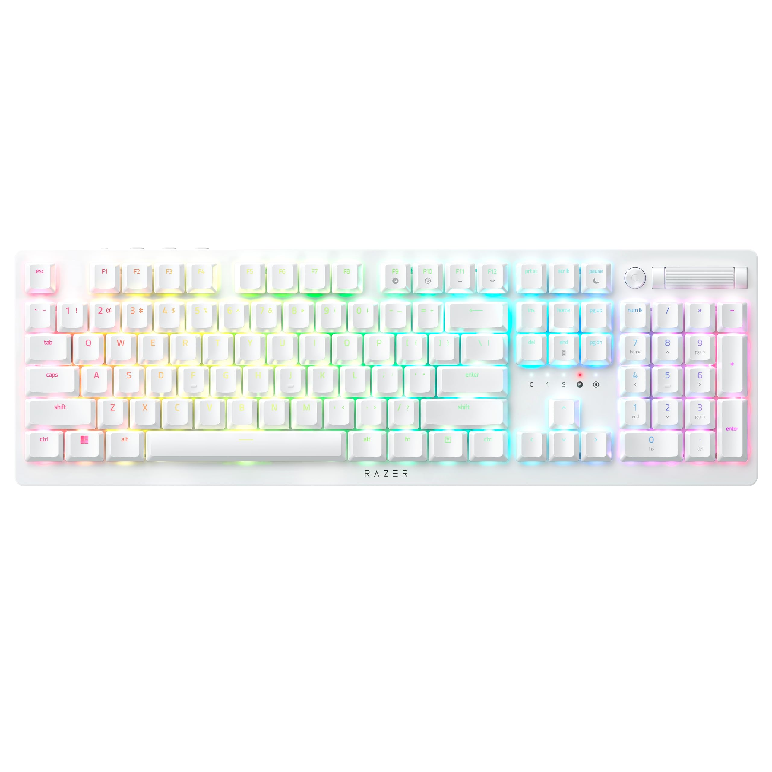 Razer Deathstalker V2 Pro (Purple Switch) - Wireless Low-Profile Optical Gaming Keyboard (Clicky Optical Switches, HyperSpeed Wireless, Bluetooth 5.0, Laser-Etched Keycaps) US Layout | Black