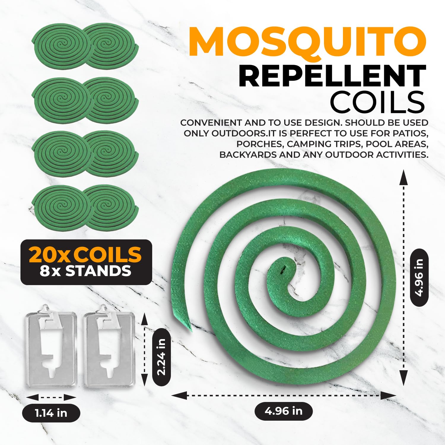 Mosquito Repellent Coils - Patio & Backyard -9 Mosquito Repellent Coils - Patio & Backyard -9