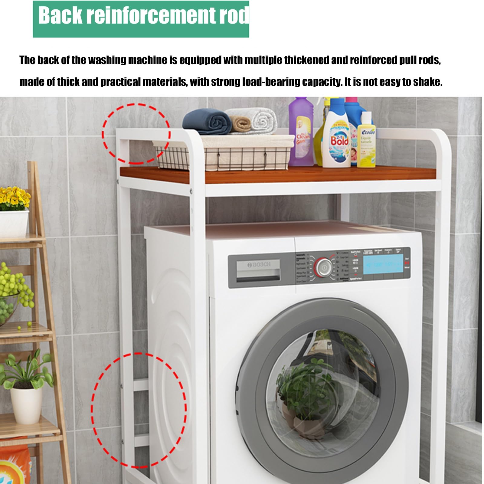 Regal Waschmaschine,wc Regal,schrank Über Waschmaschine,teleskopregal,waschmaschinenregal，ablage Für Die Arbeitsplatte Der Waschmaschine,aufbewahrungsregal Für Waschmaschinen,aufbewahrungsregal Über D