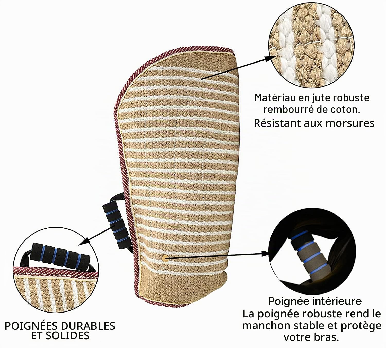 PetGens Equipement d'Education de Chien Chiot Manche de Protection Manche Anti Morsure pour Le Travail De Jeunes Chiens