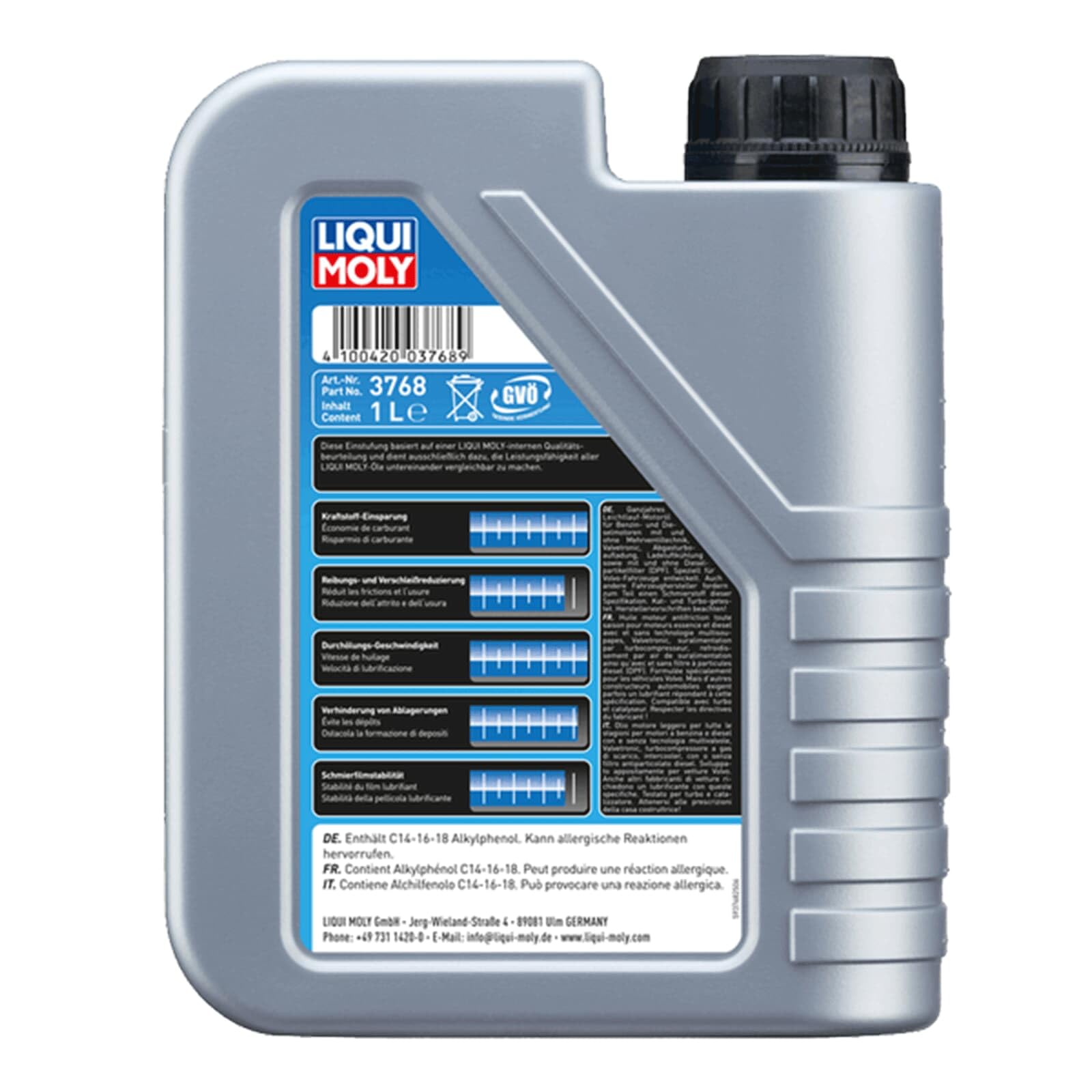 LIQUI MOLY Special Tec V 0W-30 | 1 L | Synthesetechnologie Motoröl | Art.-Nr.: 3768 | 3768 / 2852, Special Tec V 0W-30