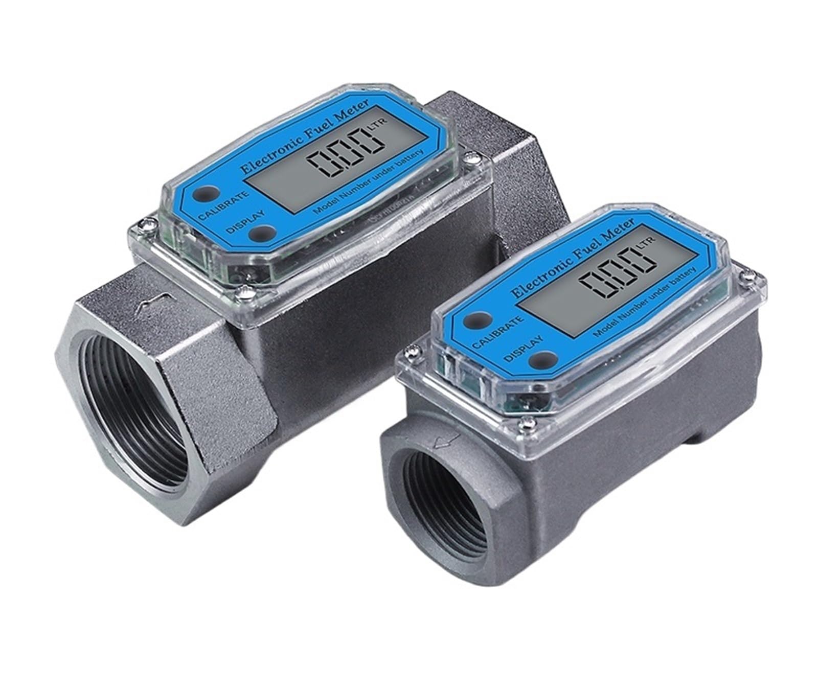 QfUxYYSLD 1pcs Digital Turbine flowmeter K24(Purple)