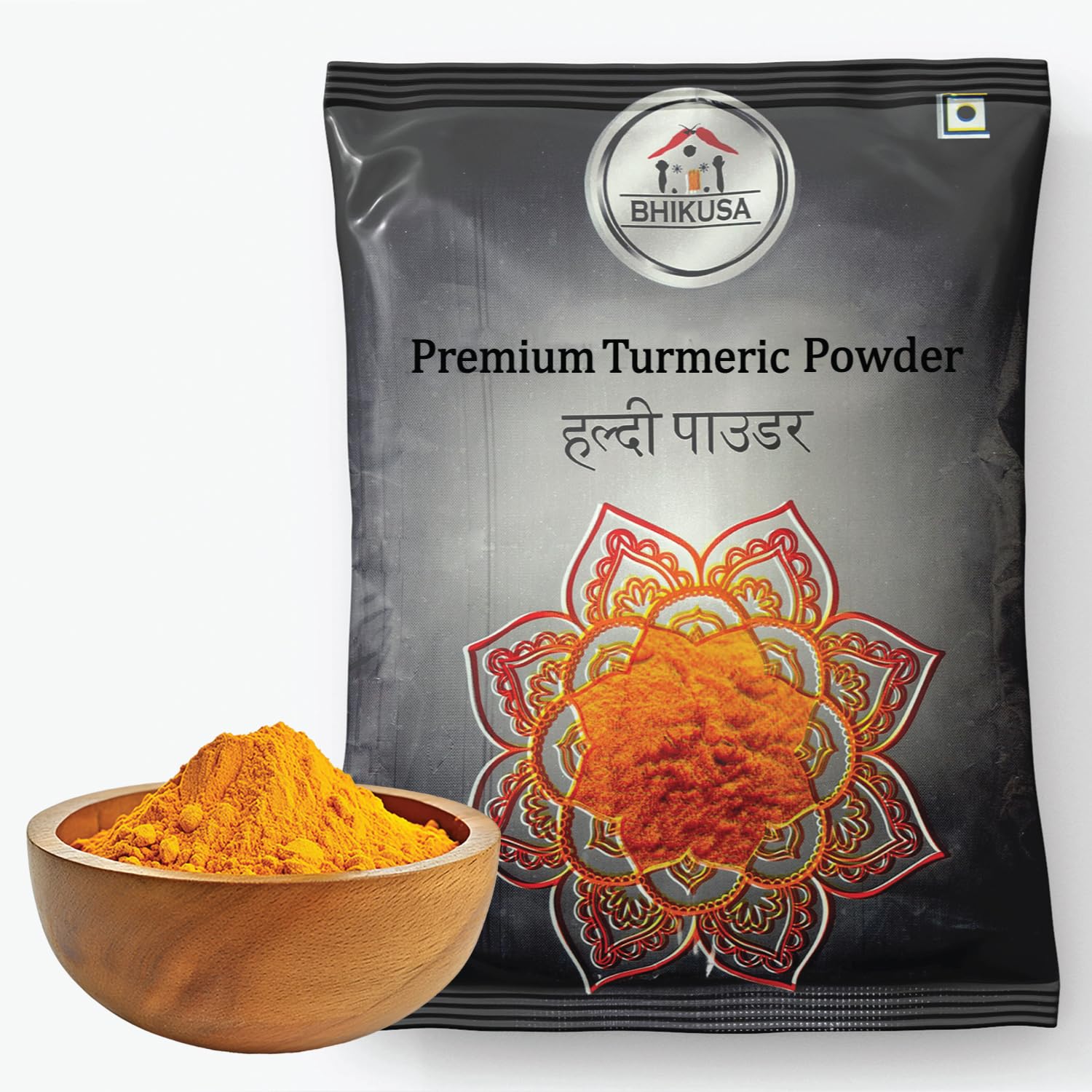 Bhikusa Premium Turmeric Powder, 500g X 2 Pack