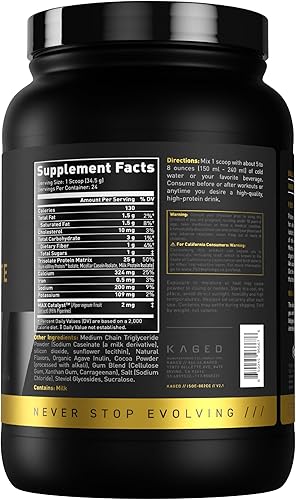 Miniatura 9 de Kaged Proteína de Suero Aislado Élite en Polvo | Galletas y Crema | Mezcla de Proteína de Suero, Caseína y Leche | Bebida para la Recuperación