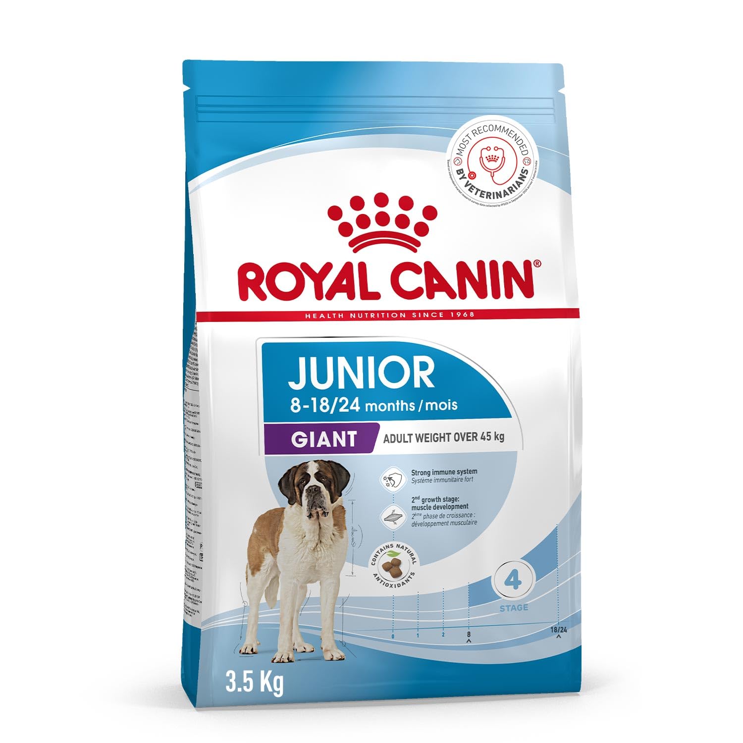 Royal Canin Giant Junior Dog Food, 3.5 Kg, Dry Food, Supports Immune System & Muscle Mass Development-image-25