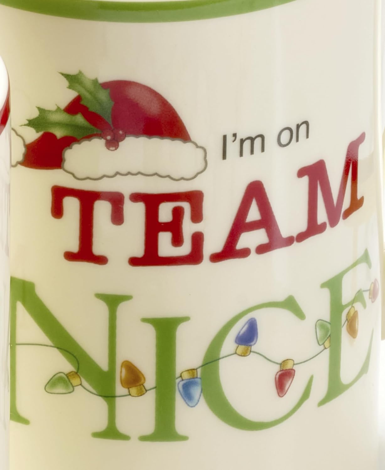 Lenox Coffee Mug, Naughty & Nice 14 Oz Mugs Set Of 2, Ceramic Material, Microwave Safe, Dishwasher Safe, Christmas Drinkware Set Mugs for Coffee and Tea, Christmas Decoration (14 Oz, Set Of 2) - Image 3