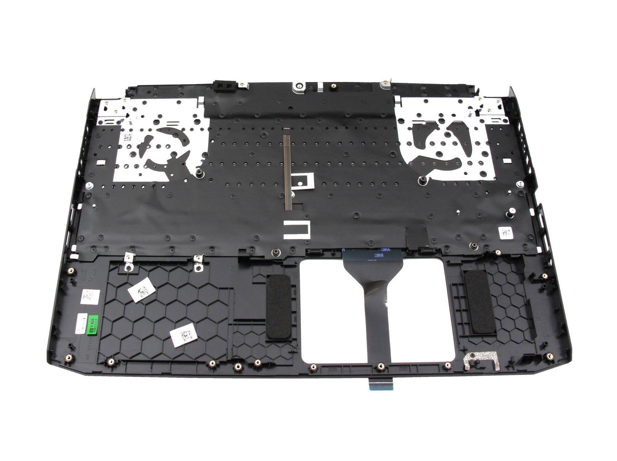 Acer 6B.QAZN2.014 Original Tastatur inkl. Topcase DE (deutsch) schwarz/rot/schwarz mit Backlight für Nitro 5 (AN515-55)