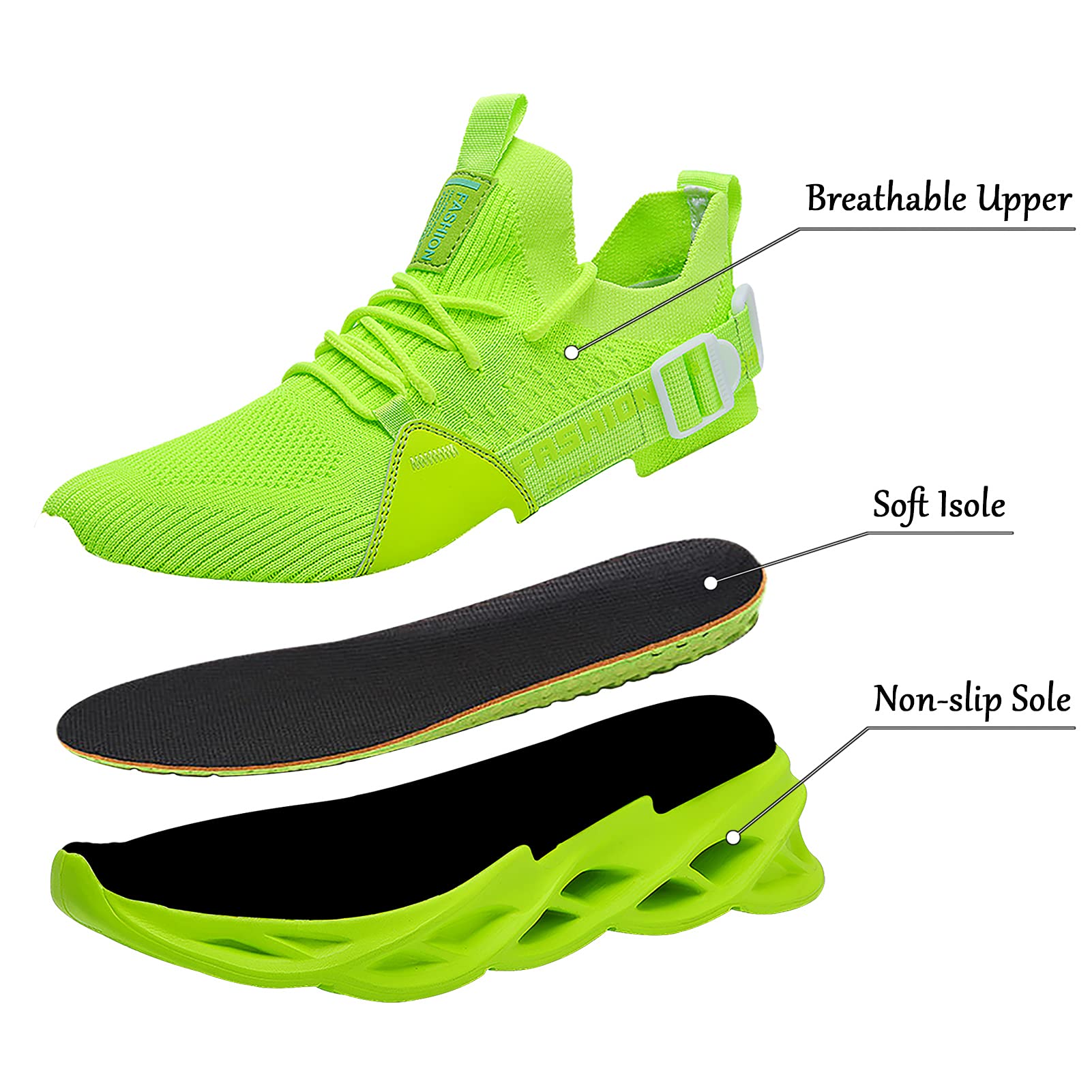 Scarpe da Ginnastica Running Donna Scarpe Sportive Unisex Sneakers Uomo Scarpe Camminata Casual Jogging Outdoor Fitness lavorate a Maglia Leggere Comode Scarpe da Lavoro Traspiranti