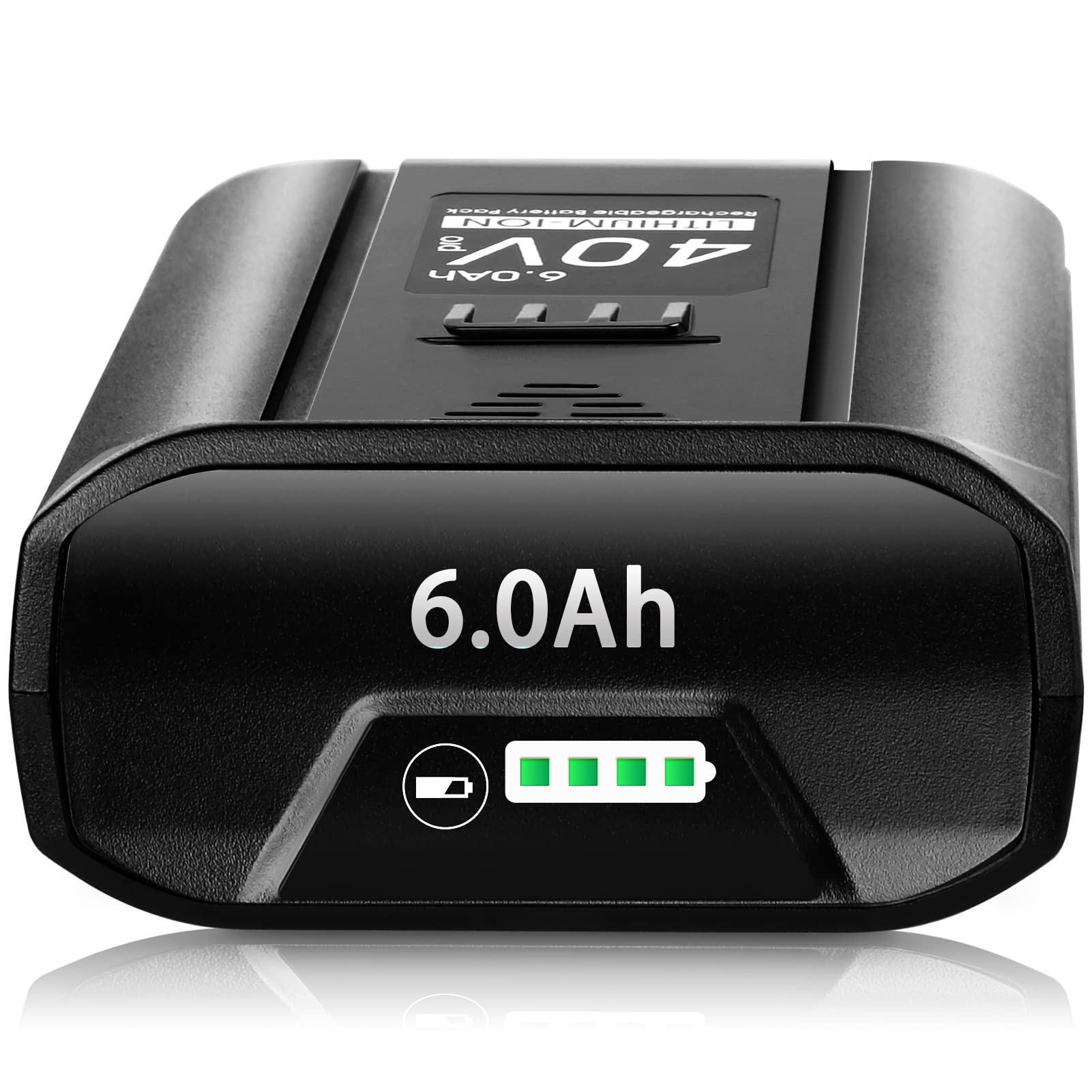 CaliHutt ?ÇÉUpgrade 40V 6.0Ah Replacement Battery for Kobalt 40V MAX 2540C-06 High Capacity Lithium-ion Battery KB440-03 KB2540C-06 KB640-03 KB240-06 for Cordless Power Tools