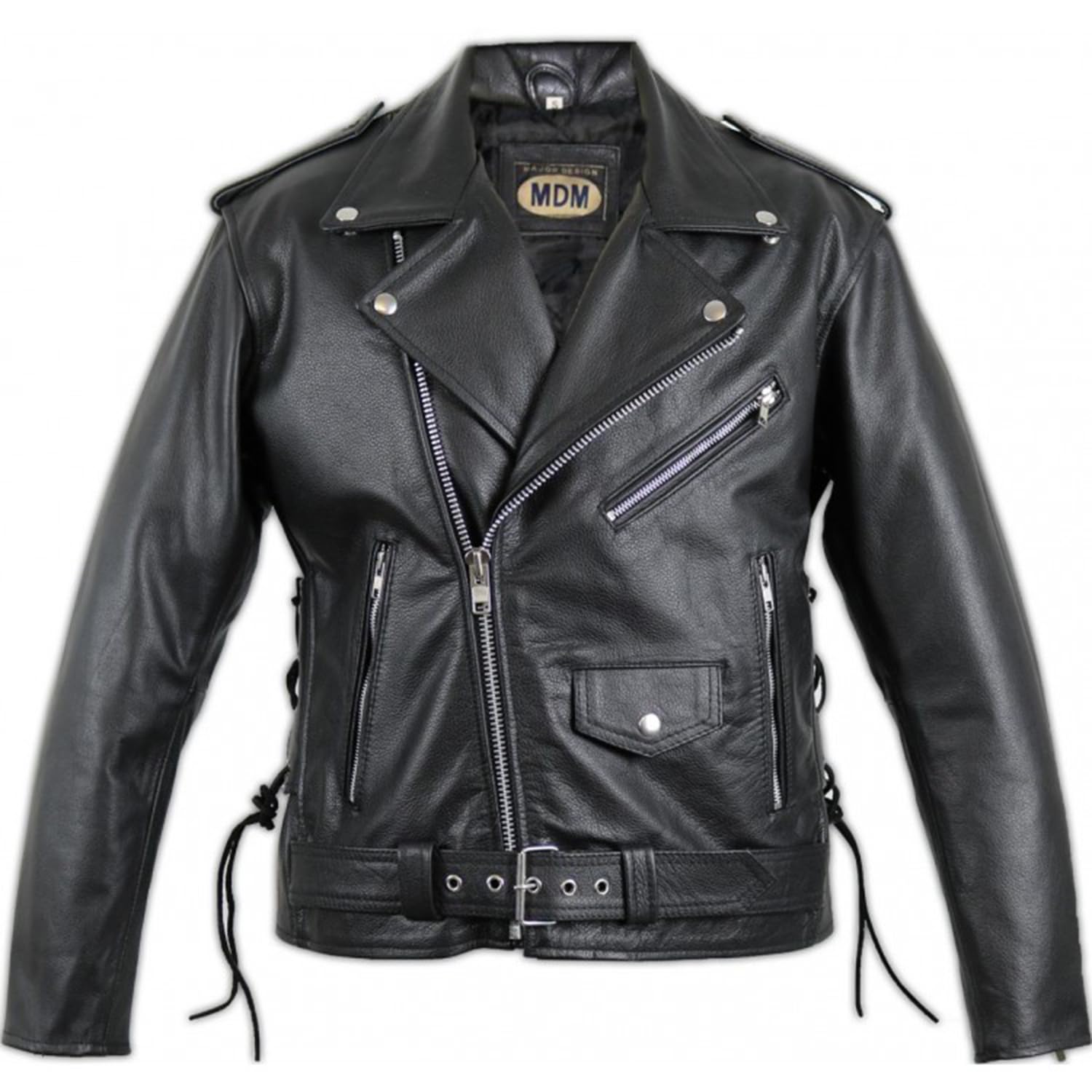 MDM Motorrad Lederjacke Rocker Jacke