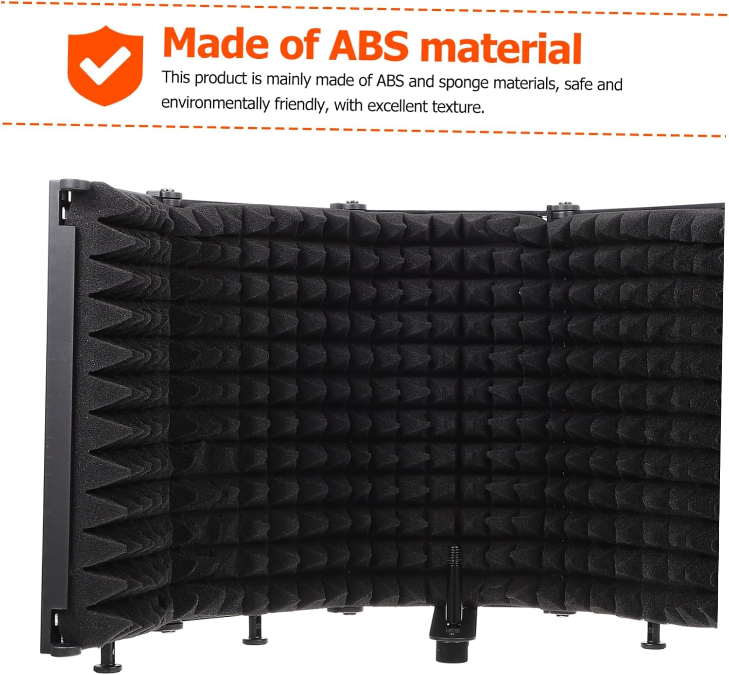 Denoise Cover for Mic Windscreen Accessories Abs Material Singing Pop Filter Desktop Stand