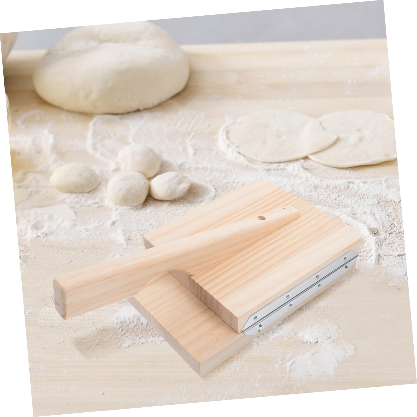ULTECHNOVO Stampo per Ravioli in Legno Robusto fare Sfoglie di Pasta e Ravioli Cinesi, Utensile Manuale per Cucina e Preparazione di Gnocchi e Dumpling