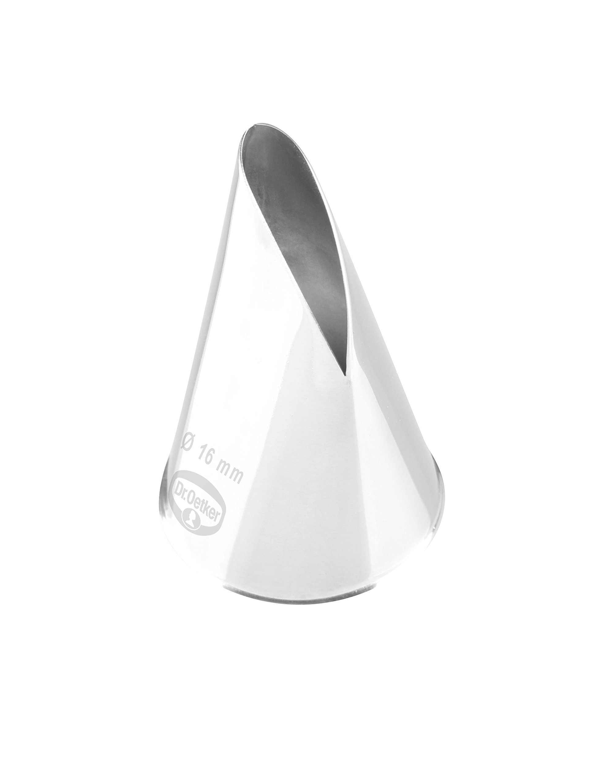 Dr. Oetker 3525 Piping Nozzles Manufaktur Nozzle 16 mm, Stainless Steel, Silver, 2.5 x 2.5 x 4 cm