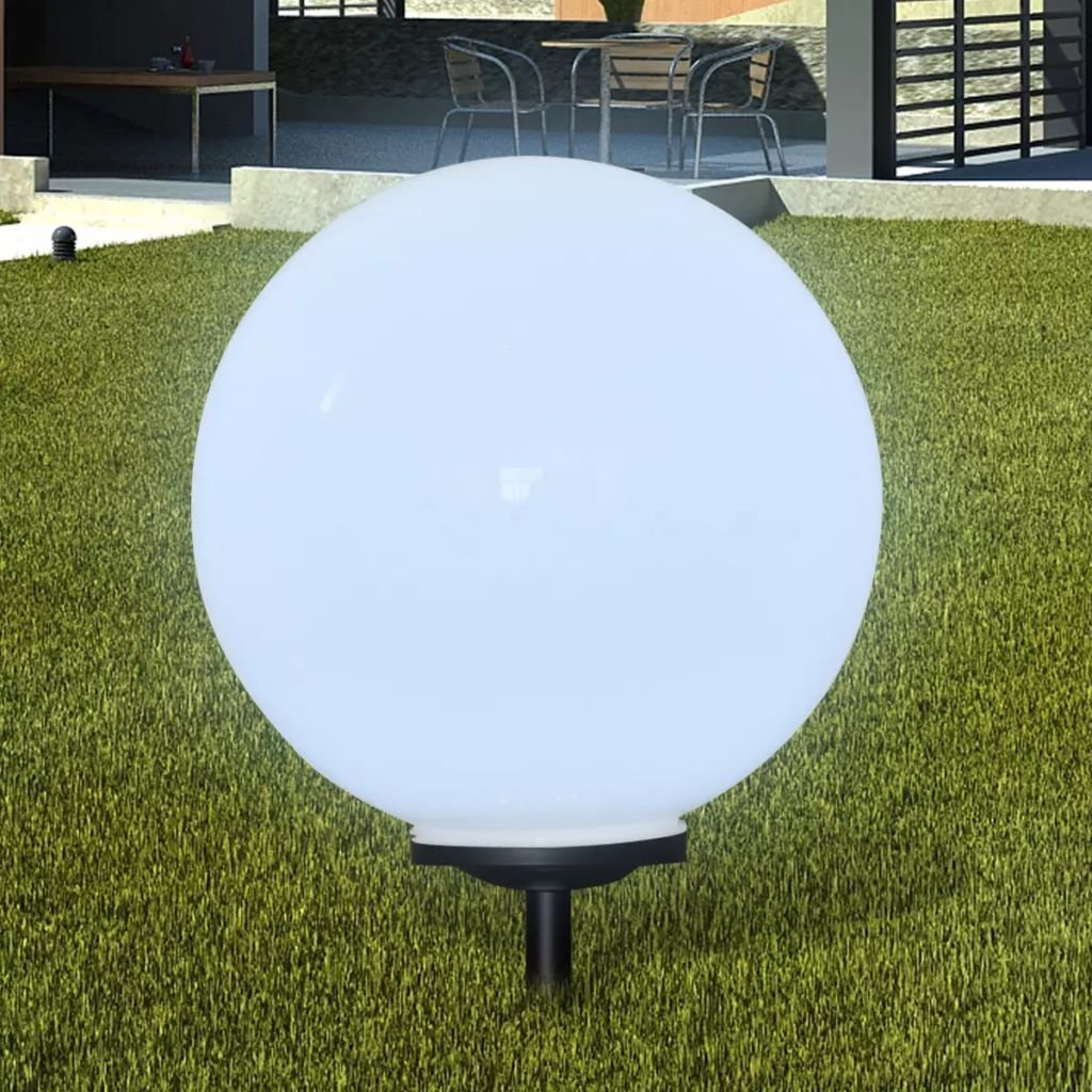 Tidyard - Bola solar exterior para jardín, 50 cm, 1 unidad con estaca de suelo, 50cm 1 pièce