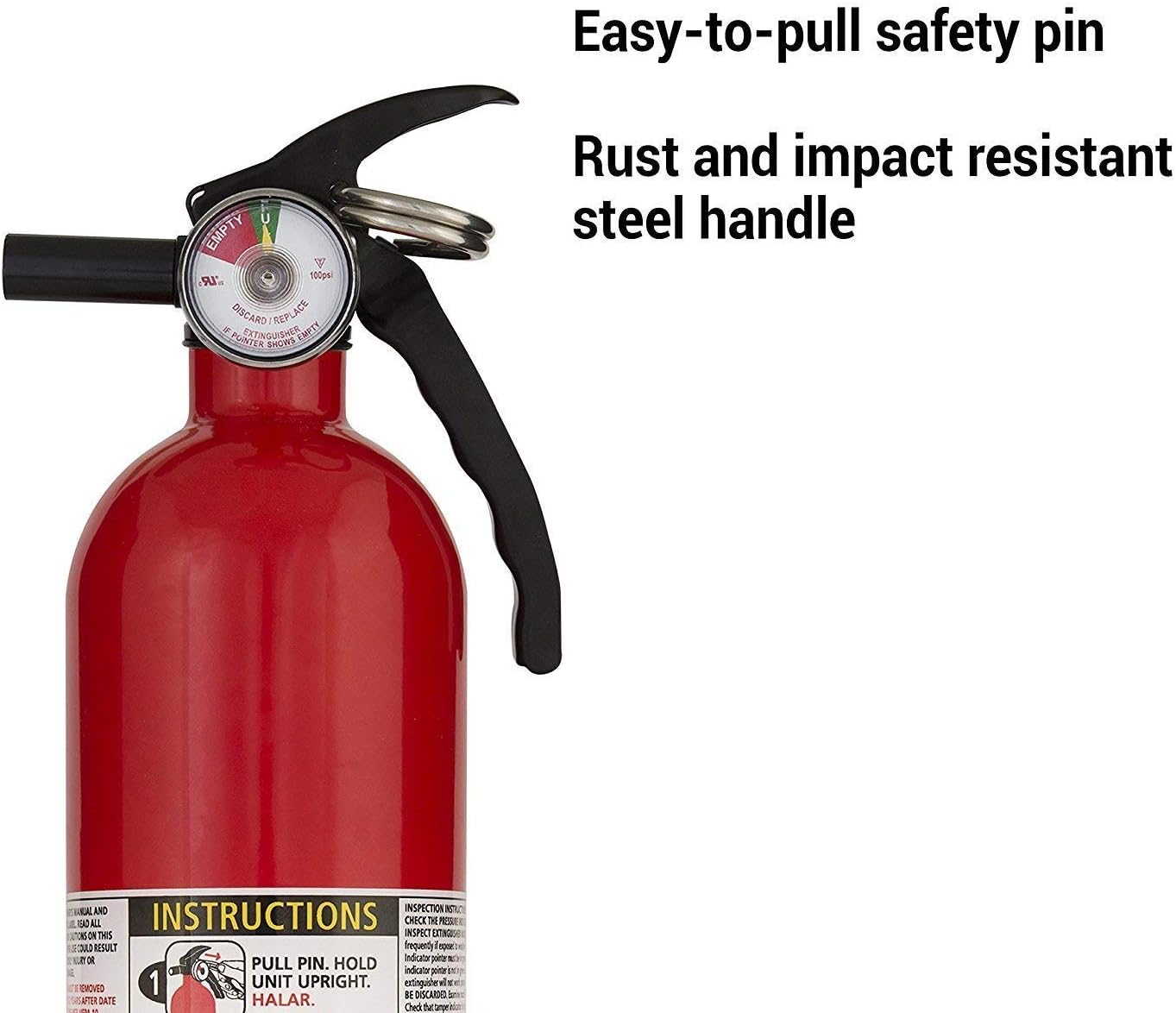 Kidde FA110 Multi Purpose Fire Extinguisher 1A10BC, 1 Pack - - 