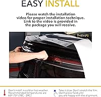 Vista 7 de TWRAPS Faros delanteros y luces traseras, tinte de humo PPF para Lucid Air, cubierta de faro ahumado, mejora y protege con película de protección