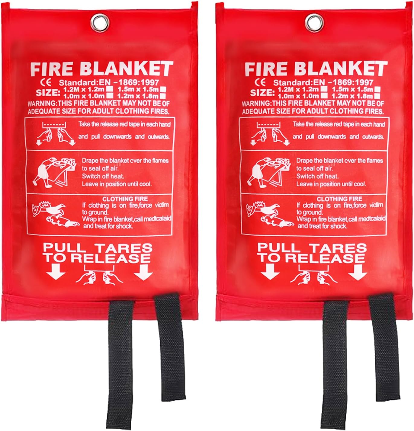 COSTYLE Emergency Fire Blanket, Hero Fireproof Blanket Protection for