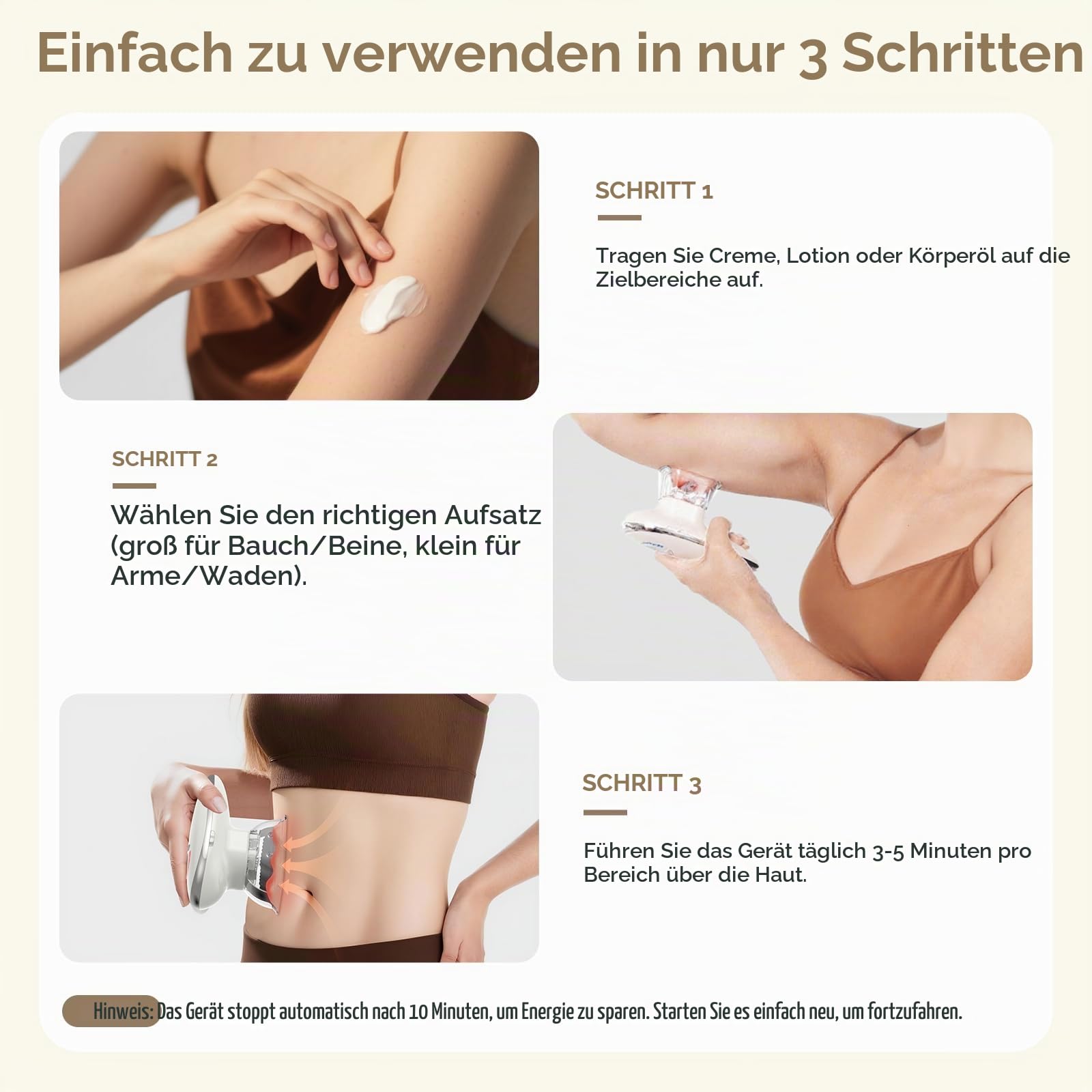 PELCAS Elektrisches Anti-Cellulite Massagegerät mit EMS & Vakuum | Schröpfmassagegerät mit Massage-Rollen, Cupping Massager & Lymphdrainage für Bauch Beine Oberschenkel Gesäß Arme Hüftpolster