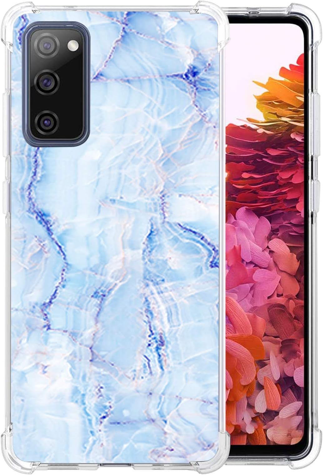 Marble-Samsung-Galaxy-S20-FE-Case S20 Fe 5G Case for Galaxy S20 Fe Case Clear TPU Silicone Slim Phone Case Protective Cover Shell Galaxy S20 Fe 5G Case Marble Cover for Galaxy S20 Fe Case -23