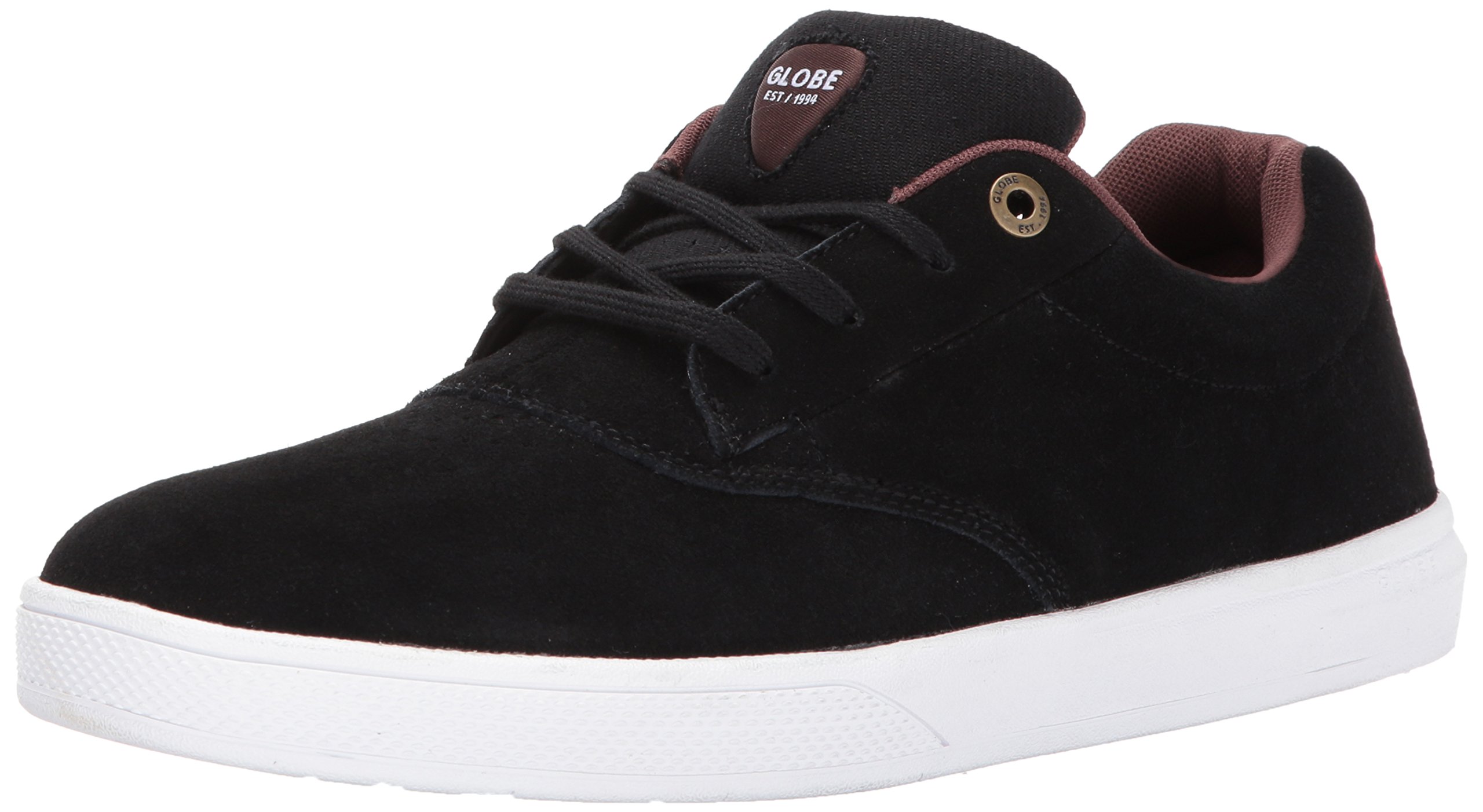 Globe Men's The Eagle SG Skate Shoe, Black/White/Tan, 7 Regular US