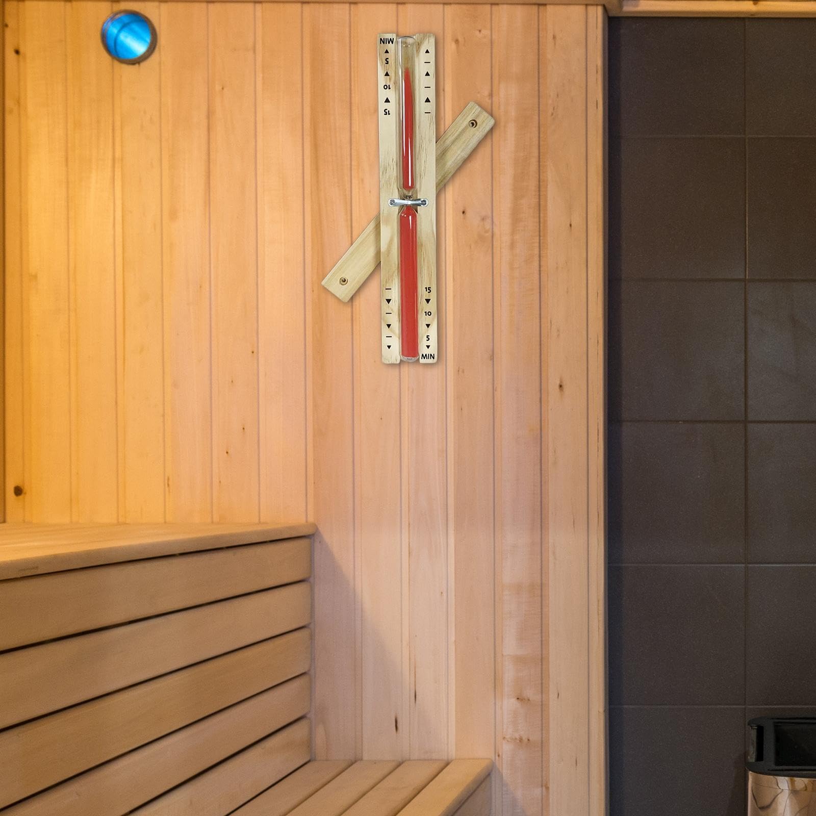 2x Timer per Sauna con, Accessori per Controllo del Tempo