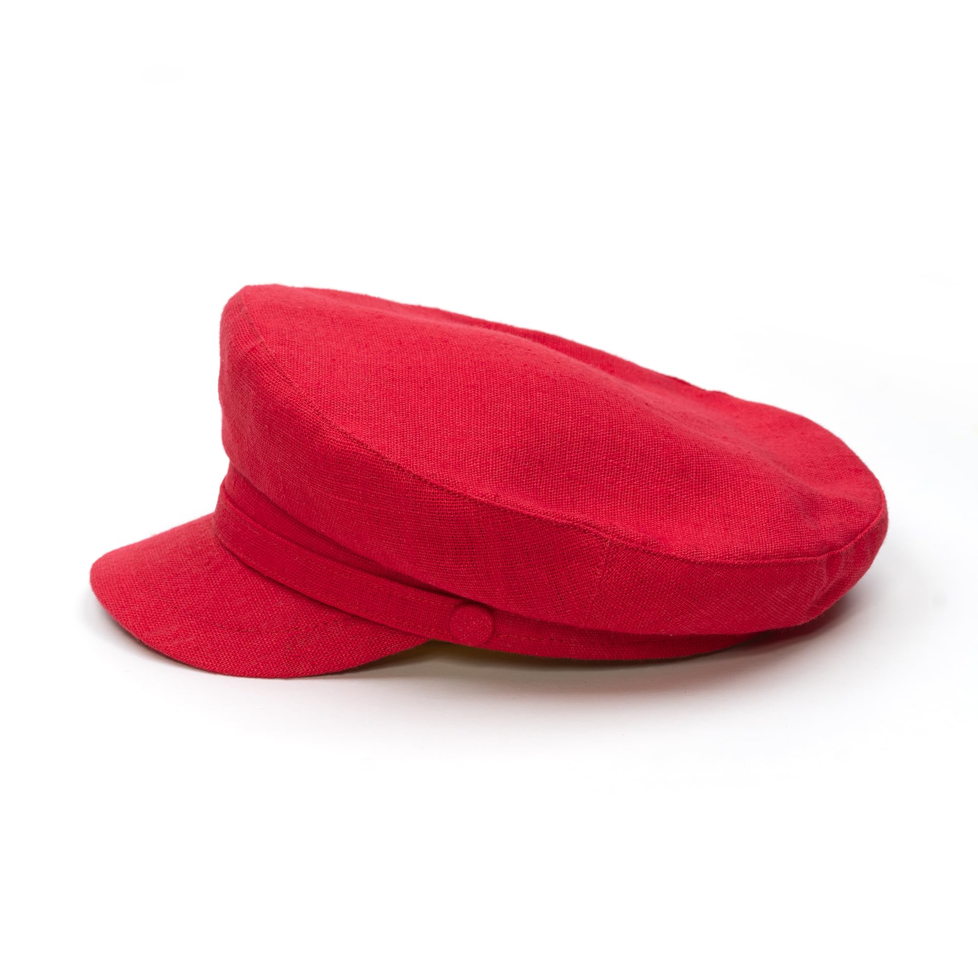 Sterkowski Model Pireus | 100% Linen Breton Cap for Men and Women | Traditional Airy Sailor Cap