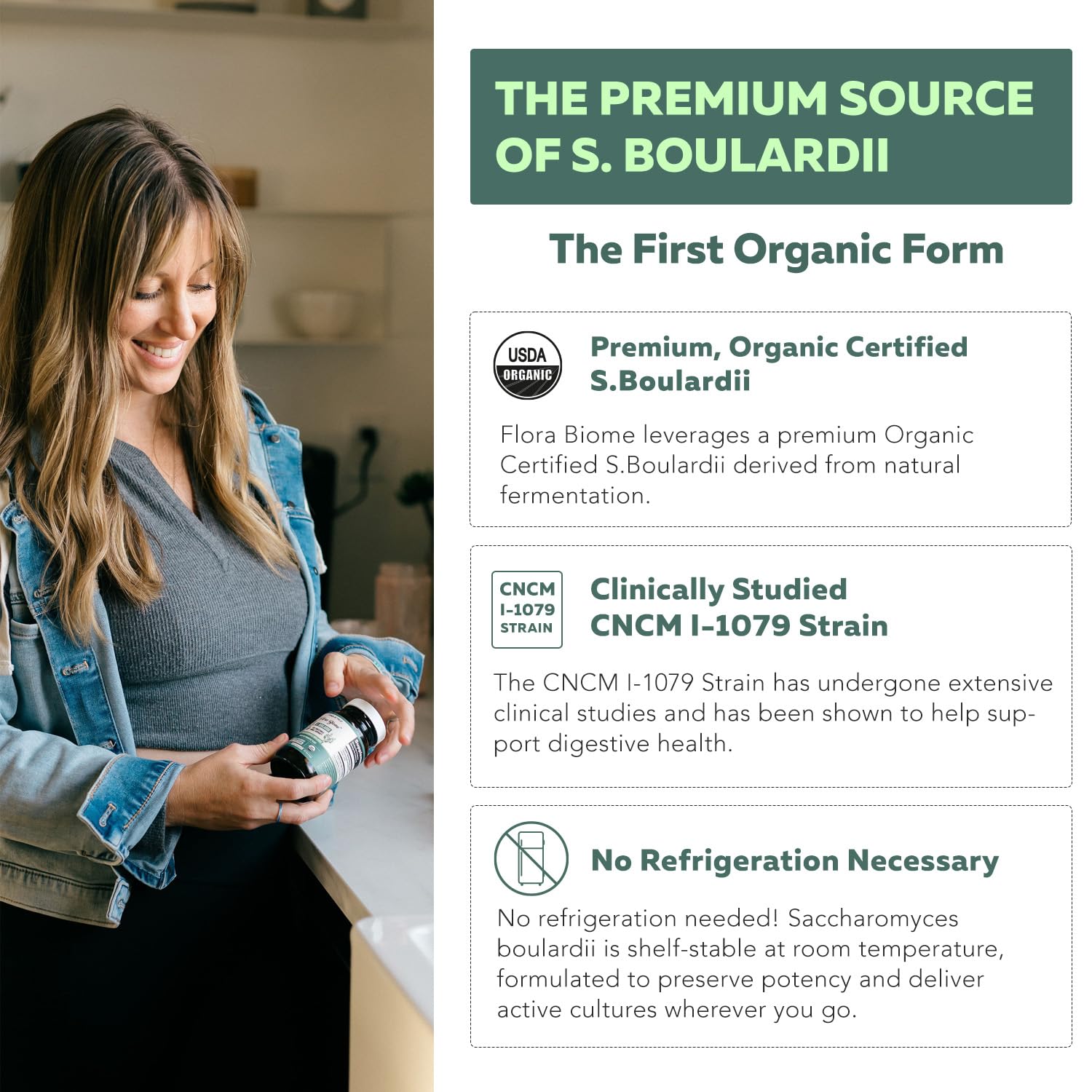 Organic Saccharomyces Boulardii - 10 Billion CFU, Clinically Validated — Amazon image 5