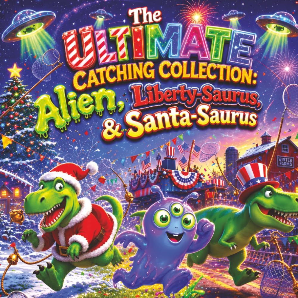 The Ultimate Catching Collection: Alien, Liberty-Saurus, and Santa-Saurus: A 3-in-1 Action and Adventure Picture Book Bundle for Kids (Catch Me Series)