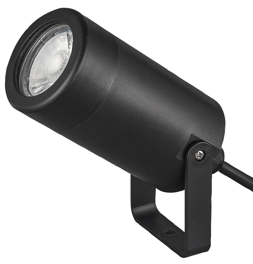 Kenable Black Outdoor Garden Spot Light Ip65 Gu10 With Adjustable Bracket