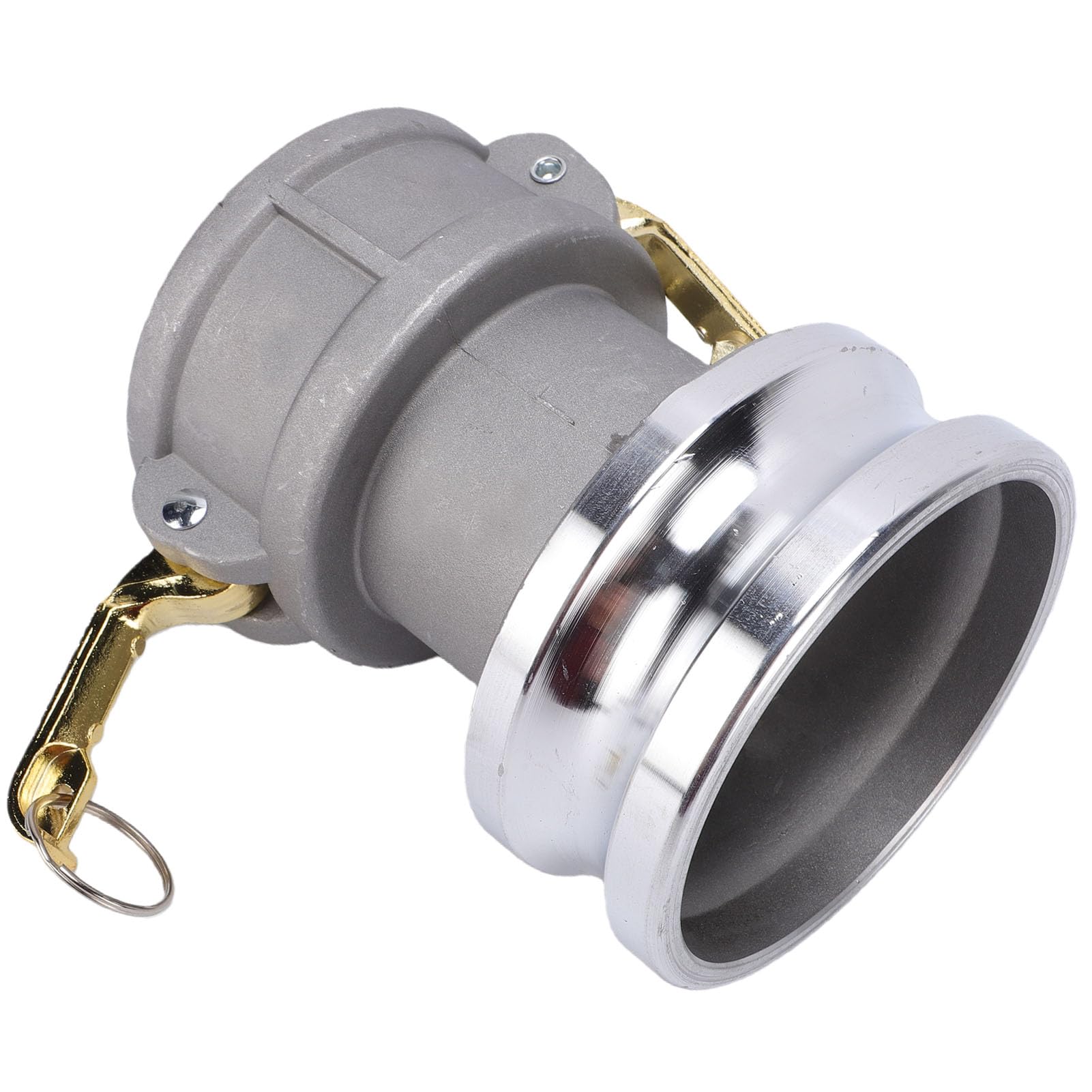Raccordo per Tubo Camlock DA 3 Pollici Femmina X 4 Pollici Maschio Camlock Accoppiamento per Trasferimento Acqua Olio, Materiale in Ottone Resistente e Acciaio Inossidabile
