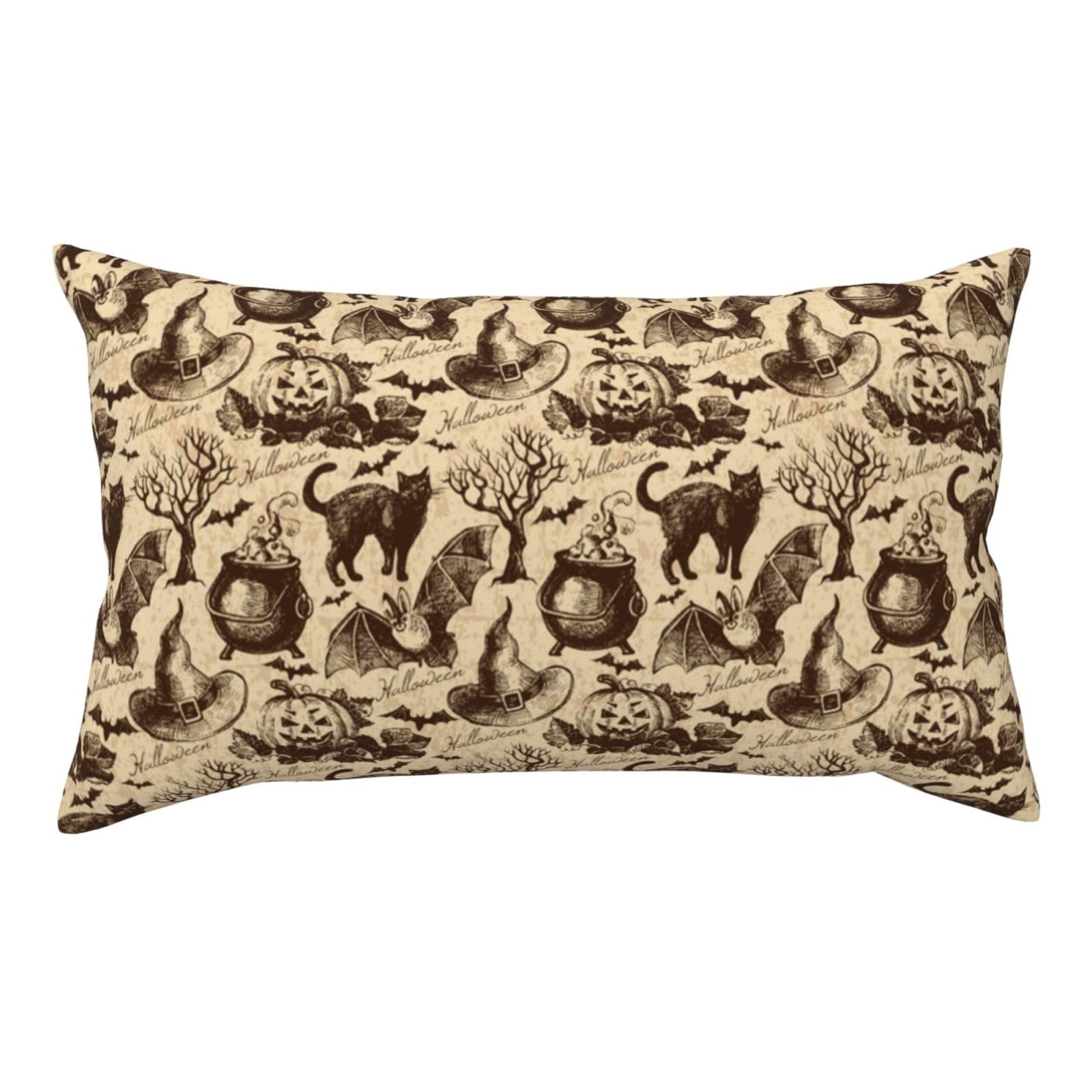 YFSGDLBN Witch Hat printed Pillow Case 20x36in decorative pillowcase Cushion Cover