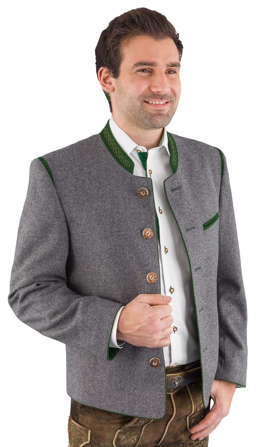 Trachtenjacke Herren 3217 michl gg pz 011 grau