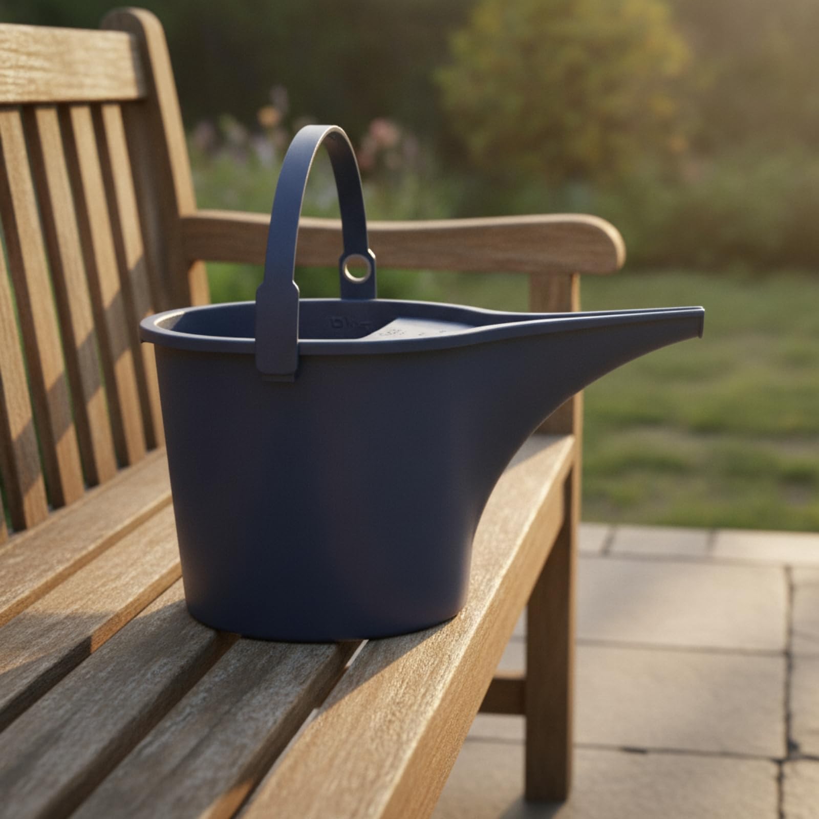 Gießkanne Garten Gießbehälter Bewässerungskanne Wasserkanne mit Langem Auslauf aus PP für Kontrolliertes Gießen Ohne Spritzen Ergonomisch Geformter, Dunkelblau | Groß, präzise, Kunststoffgießkanne, für Garten, Terrasse, Pflanzenliebhaber