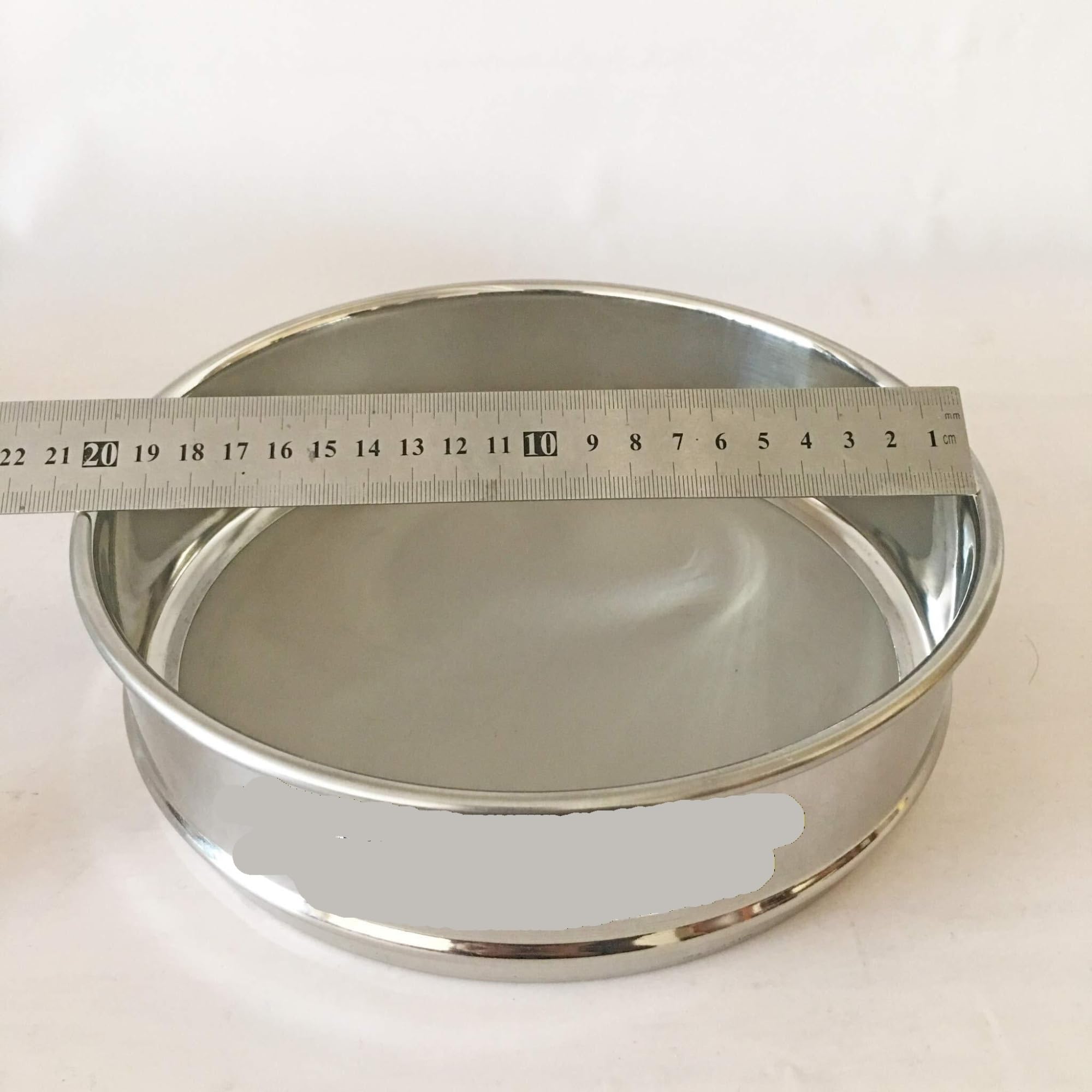 Setaccio di prova diametro 200mm, maglia 500, acciaio inossidabile 304 per standard ISO3310, separazione di precisione per test di laboratorio e materiali
