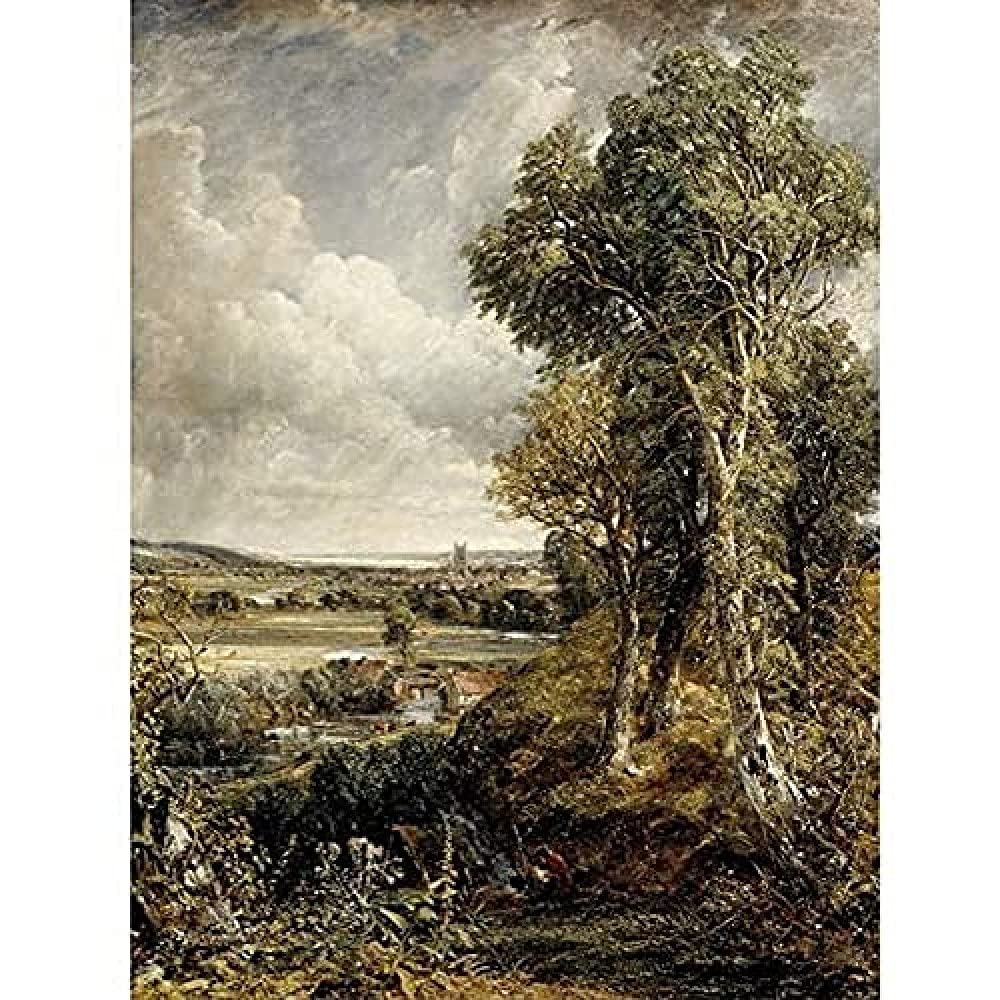 John Constable The Vale Of Dedham Unframed Wall Art Print Poster Home Decor Premium