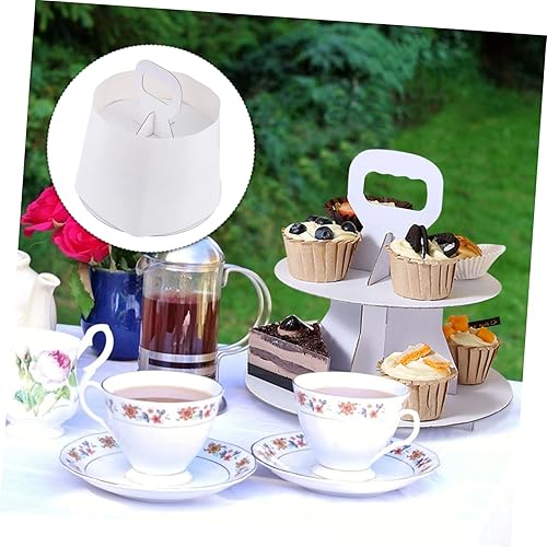 Miniatura 7 de Mobestech Cajas para tartas con tapa para golosinas, contenedores de postre de fácil montaje para fiestas